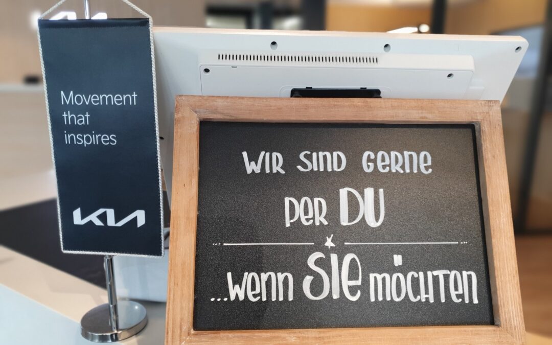 Gerne per DU – wenn SIE möchten!