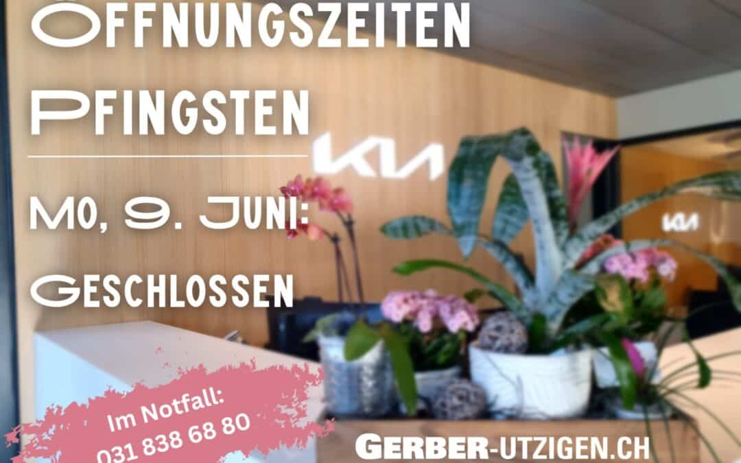 Öffnungszeiten Pfingsten